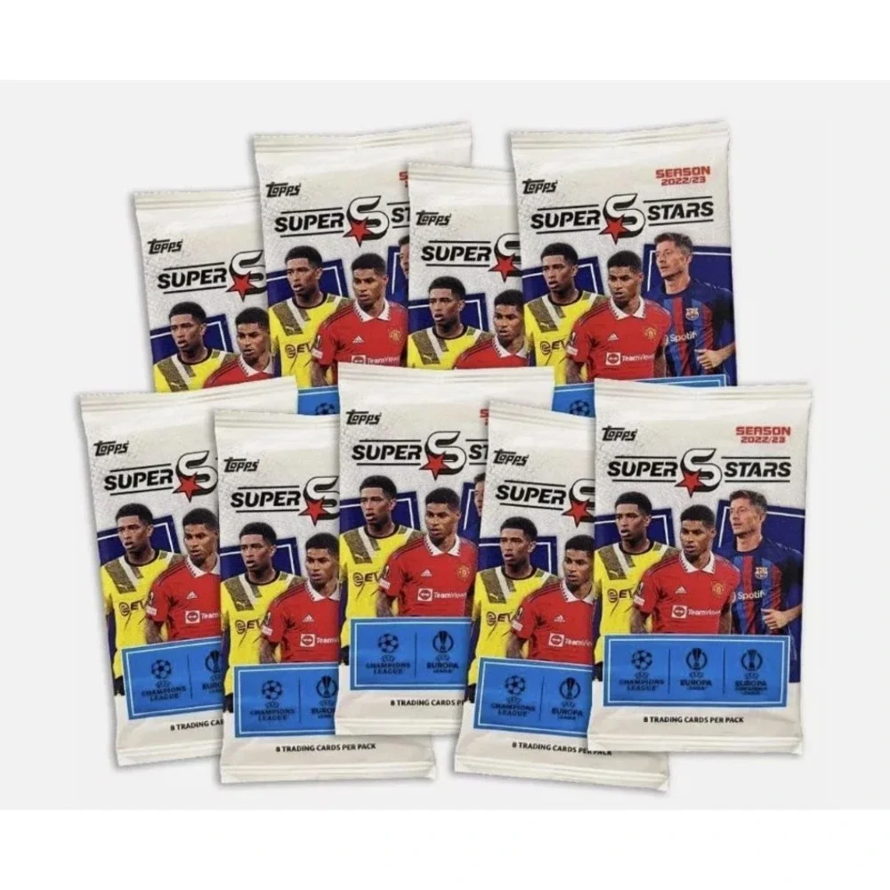 2022/23 Topps UEFA Superstars Soccer 9-Pack